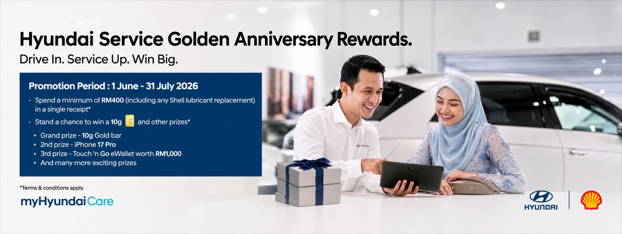 hyundai service gold anniversary